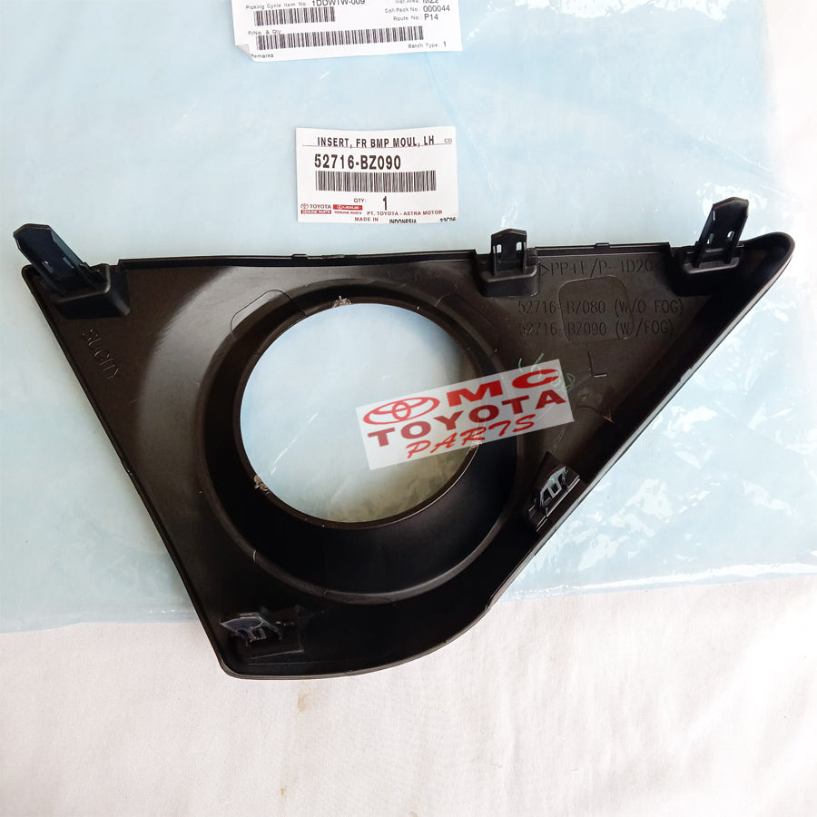 Cover Tutup Fog lamp Foglamp Depan Kiri Avanza Xenia Grand 2019 2020 2021 52716-BZ090 Original Toyota