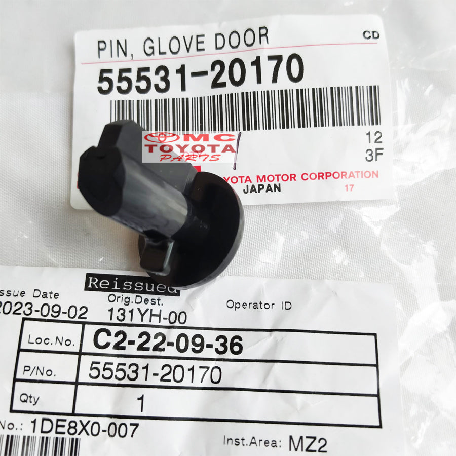 Kancing Laci Bawah Pin Glove Door Harrier ACU30 Lexus 55531-20170
