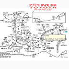 Plat Tutup Cover Tangki Bensin Corolla Altis 77350-02080