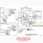 Panel Console Belakang Tempat Minuman Fortuner Hilux 58903-0K010-C0