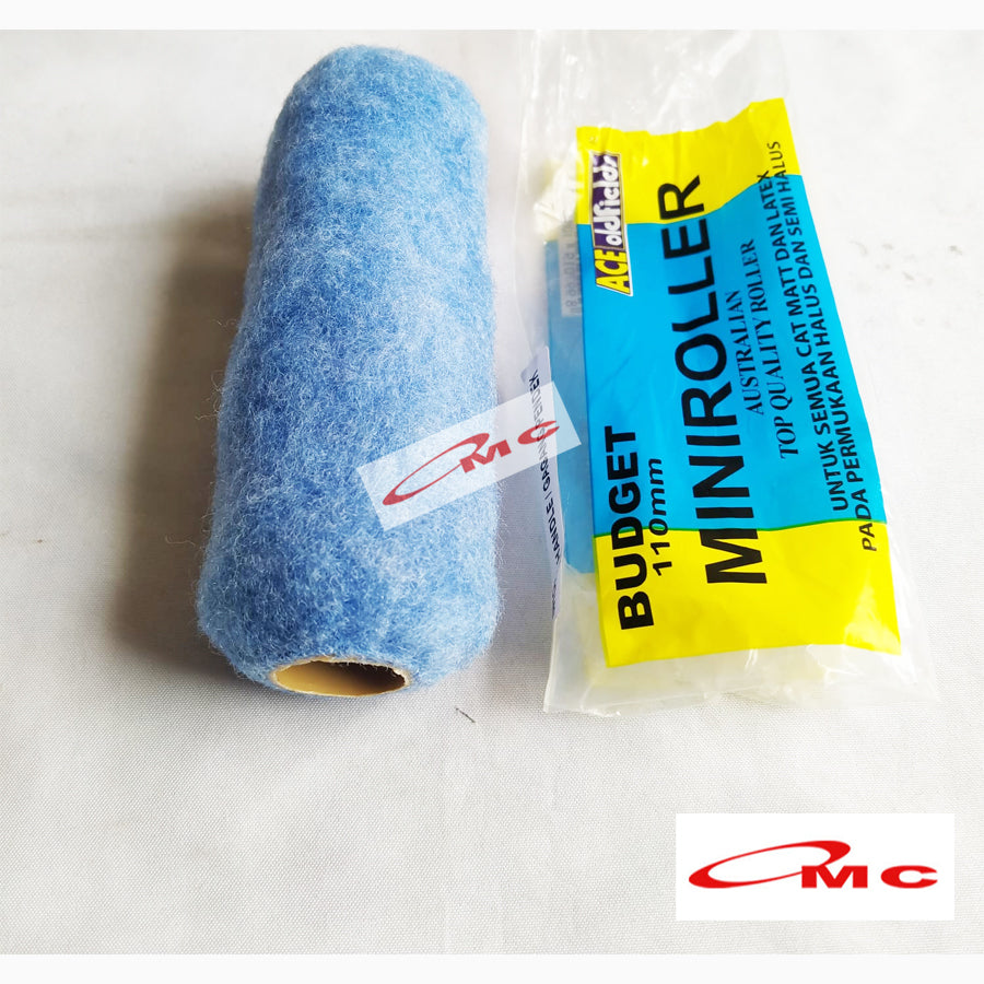 Rol Cat Busa Ace Oldfields 1 Set 11 cm 110 mm 4 inch Roll Roller Kuas Kwas