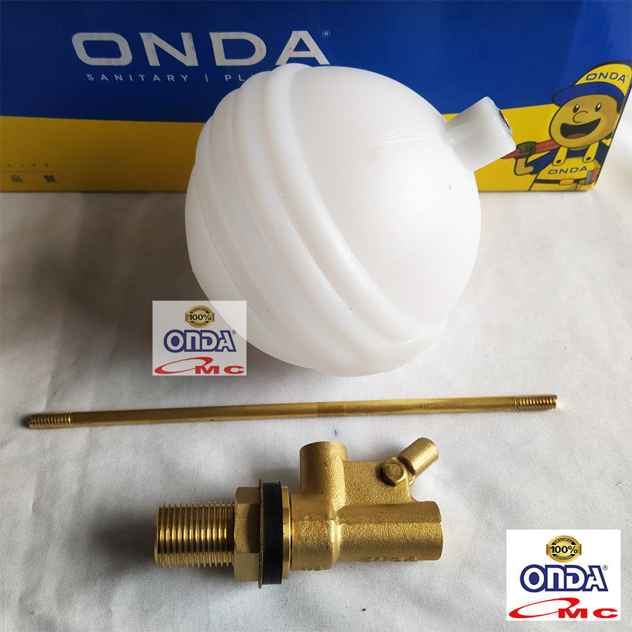 Pelampung Otomatis Floater Bola Stop Kran Keran Air Tangki Toren 1/2 inch ONDA