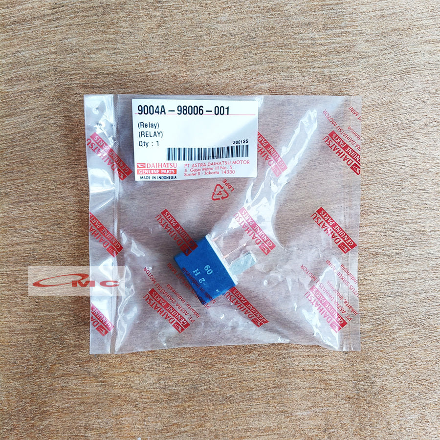Relay 4 Kaki Relay Denso Biru 156700-3240 12V Xenia Avanza Ayla Agya Rush Grand Max Calya Raize Ori Daihatsu 9004A-98006-001
