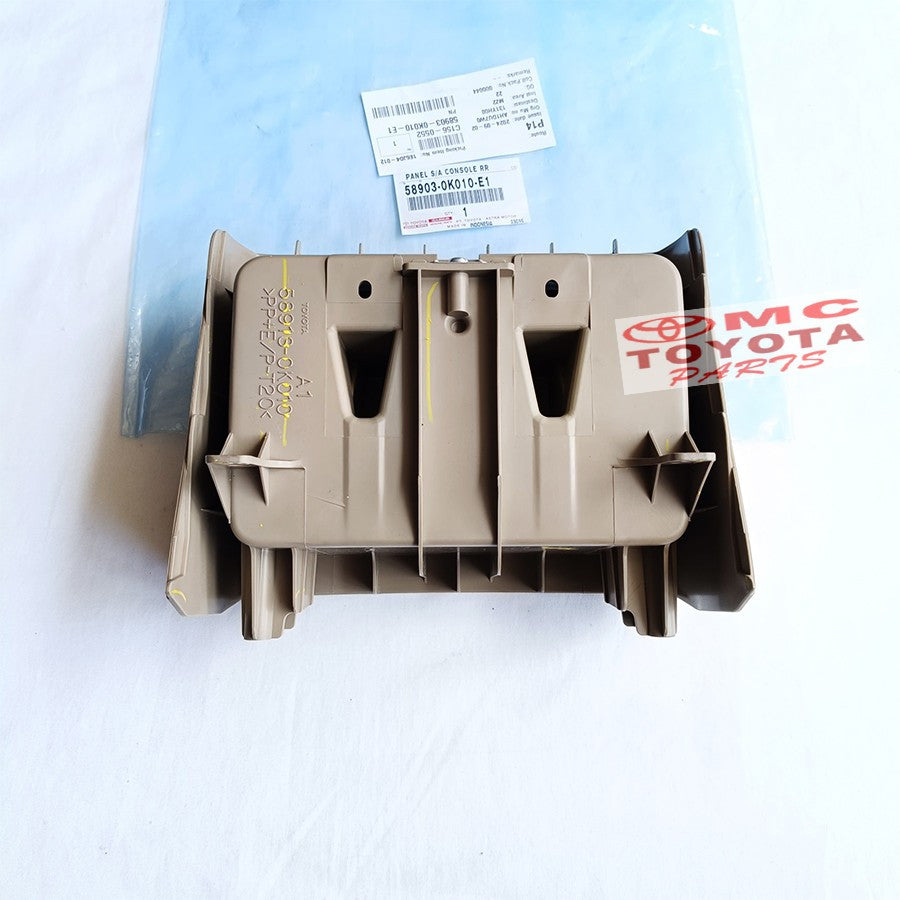 Panel Console Box Belakang Panel Tempat Botol Air Minum Minuman Cup Holder Toyota Innova Fortuner Hilux Original 58903-0K010-E1