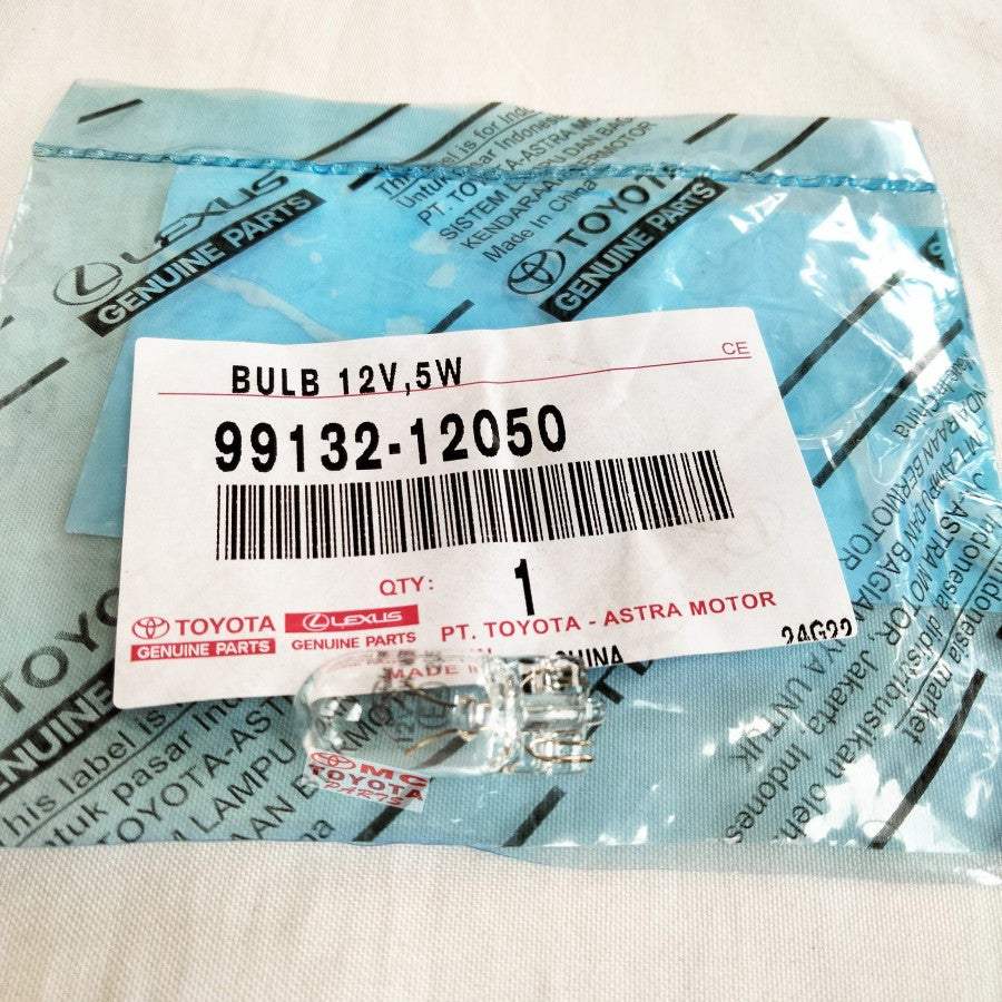 Bulb Bohlam Lampu Senja Lampu Kecil 12V 5W Universal Toyota Original 99132-12050