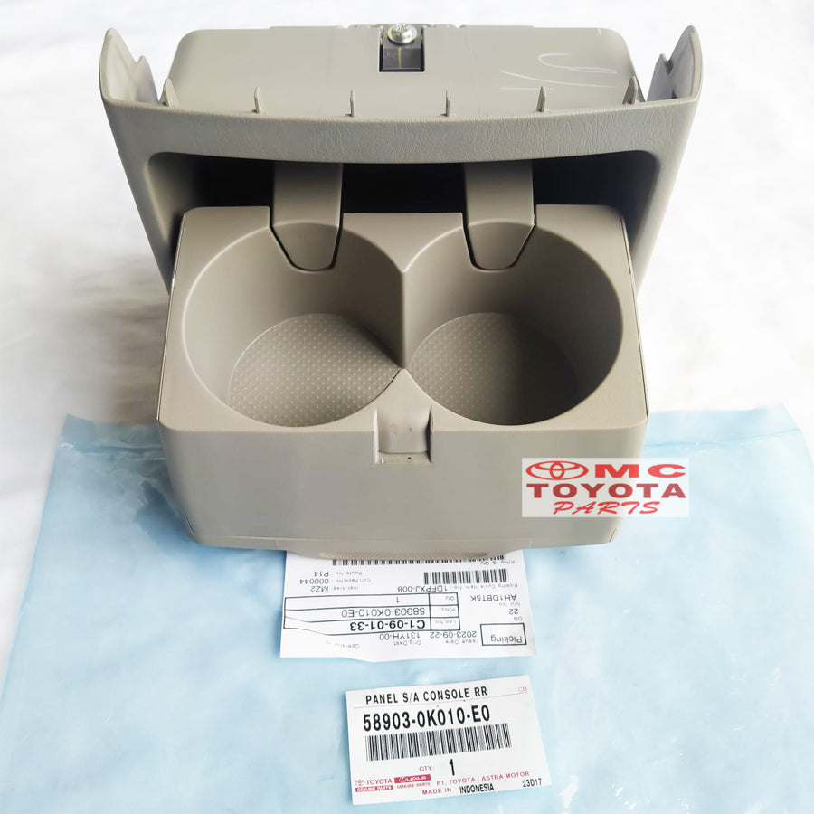 Panel Console Belakang Tempat Minuman Innova Fortuner 58903-0K010-E0