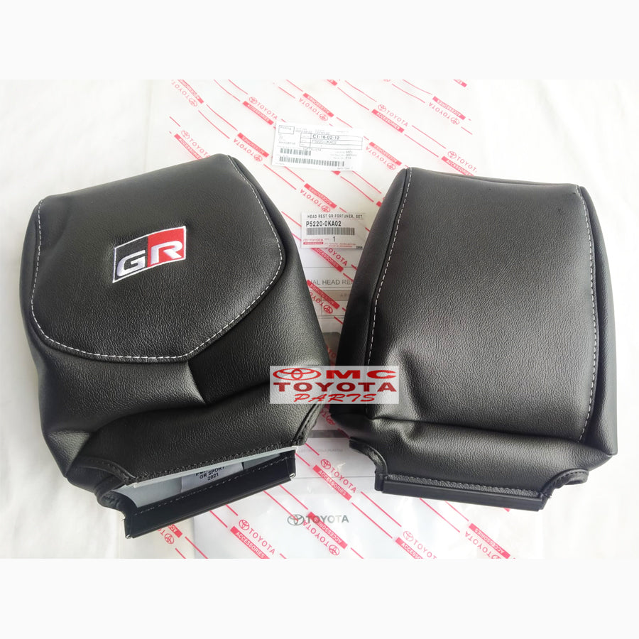 Cover Sarung Headrest Depan Original Fortuner GR Sport P5220-0KA02