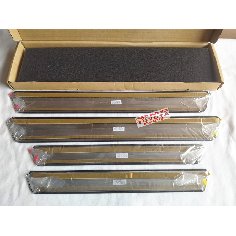 Sill Plate Scuff Plate Chrome 1set Innova Zenix Original PC382-0K01J Scuplate Silplate List Plate Sillplate Sillplat Silplat 1 Set