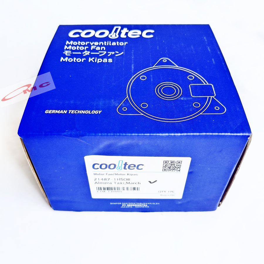 Motor Fan Dinamo Kipas Radiator Cooltec Mobil Nissan Almera March 21487-1HSOB