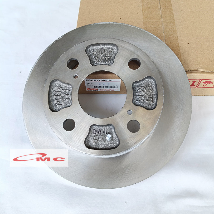 Disc Brake Piringan Cakram Rem Depan  Agya Ayla 1000cc Manual  Orisginal Daihatsu 43512-BZ220-001 Disk