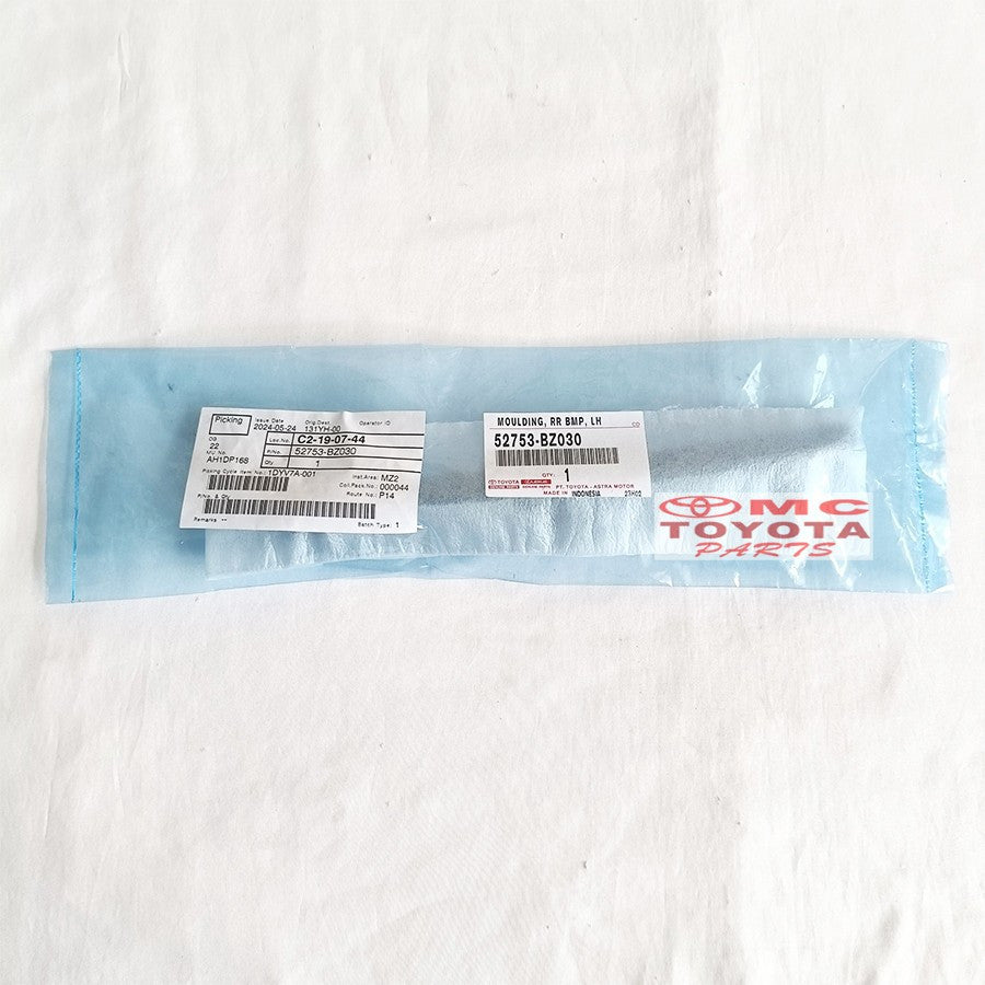 Moulding Extension Bumper Belakang Kiri List Lis Bemper Avanza Xenia 52753 -BZ030
