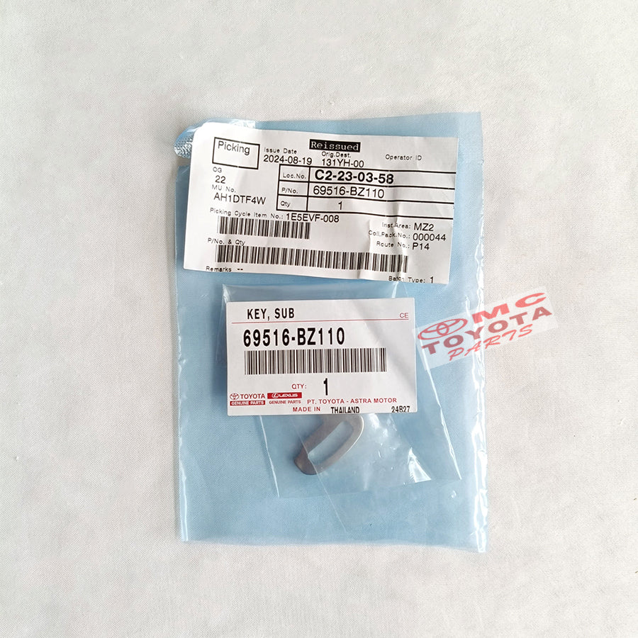 Batang Kunci Remote Remot Alarm Control Kontrol Kunci Emergency Manual Smartkey Toyota Raize Rocky Avanza Veloz Xenia Vios Yaris Agya Wigo Original 69516-BZ110