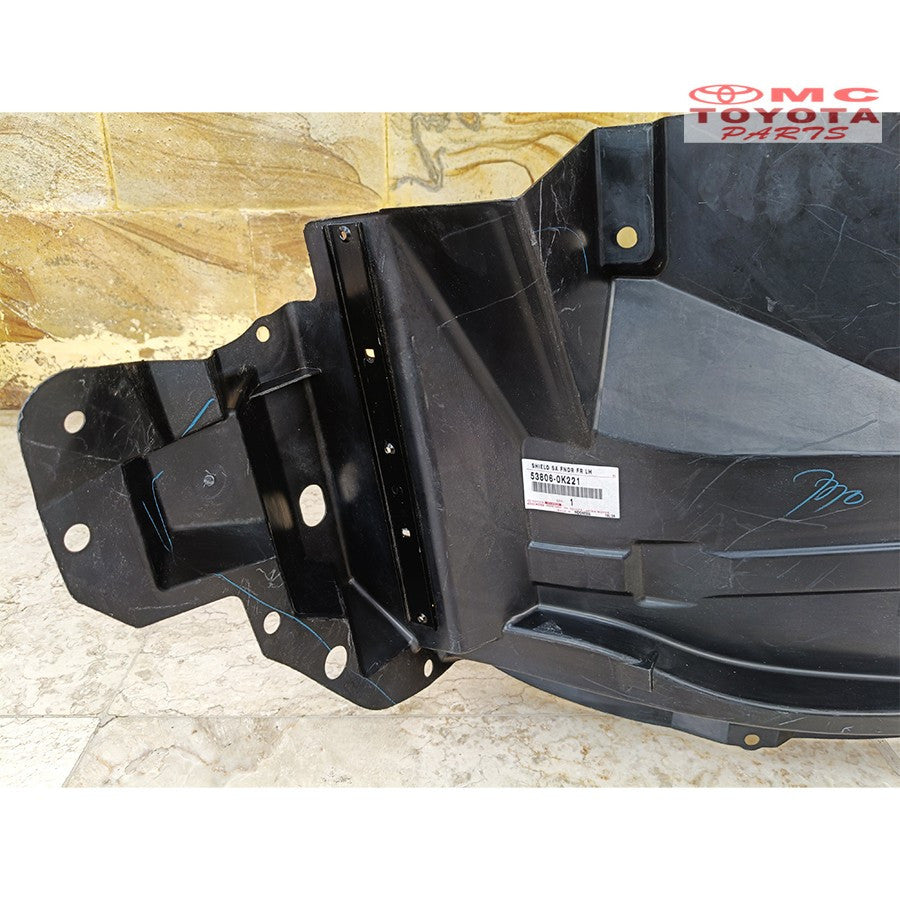 Liner Fender Spakbor Depan Kiri Toyota Fortuner VRZ 53806-0K221