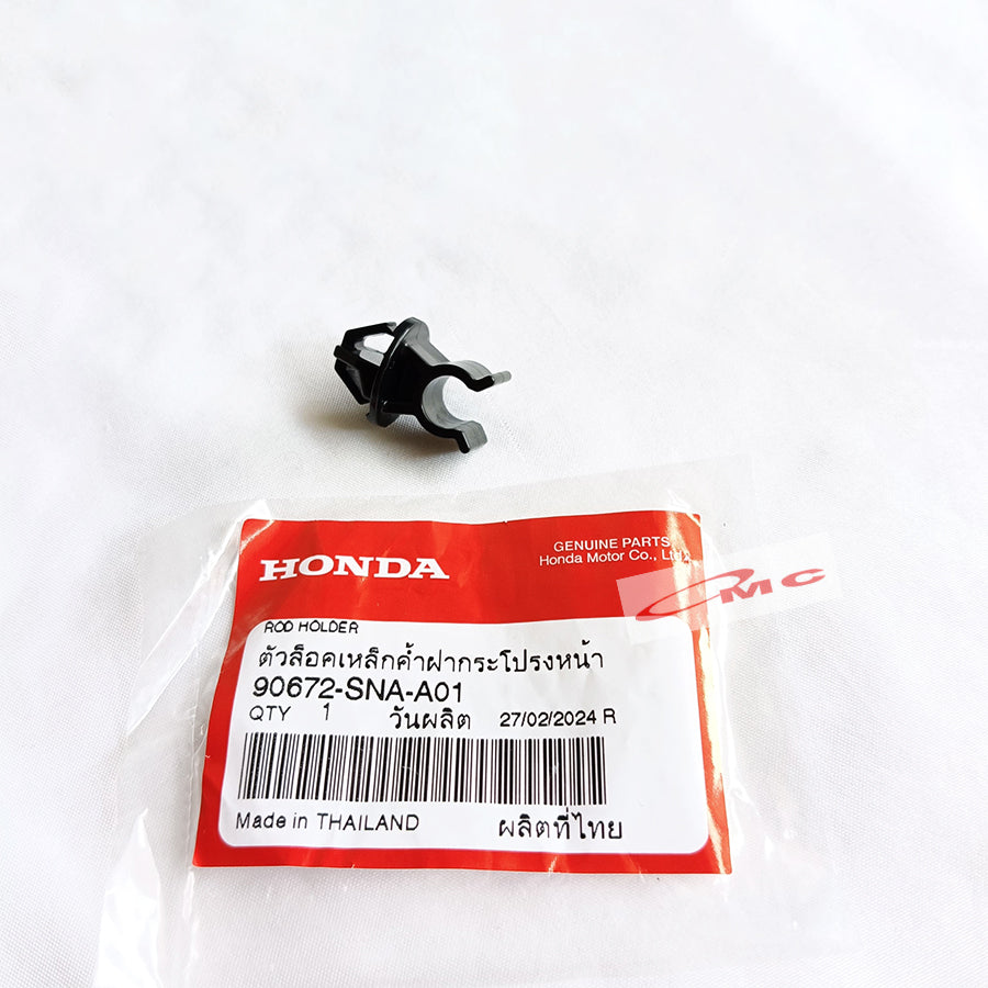 Clip Klip Rod Holder Tiang Kap Mesin Penahan Penyangga Pegangan Dudukan Honda Jazz Brio Mobilio BRV CRV Freed Civic FD City I-Vtec Original 90672-SNA-A01