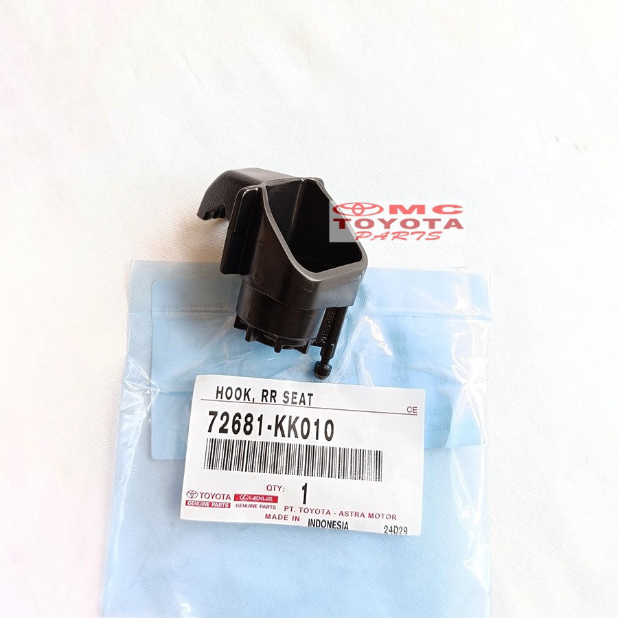 Hook Gantungan Pengunci Kaki Jok Seat Belakang Kanan Kiri Toyota Fortuner VRZ SRZ 72681-KK010 72681-KK020