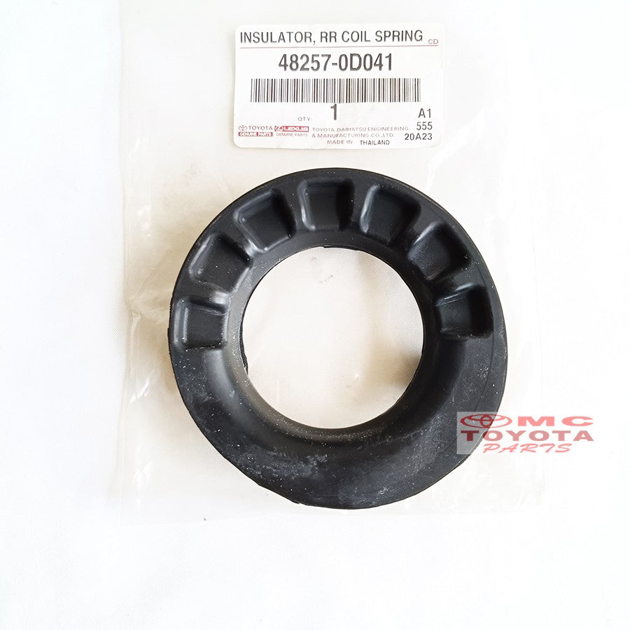 Karet Tatakan Per Keong Per Spiral Shock Breaker Belakang Atas Insulator Rear Coil Spring Upper Toyota Vios Limo Yaris 48257-0D041