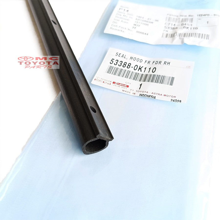 Karet Kap Mesin Motor Seal Hood Bagian Depan Kanan Kiri New Fortuner VRZ Original 53388-0K110