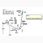 Support Shock Breaker Absorber Belakang Atas Agya Ayla 48755-BZ010