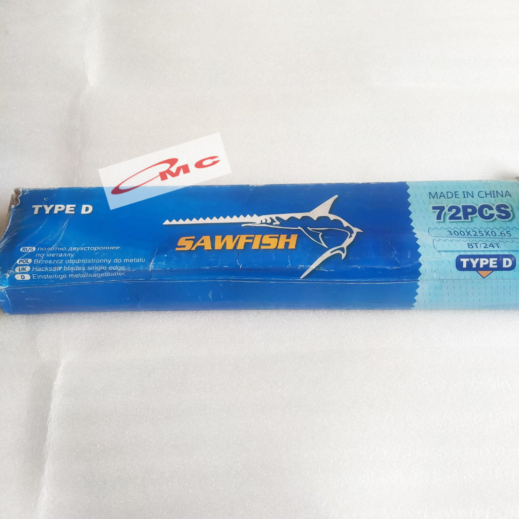 Mata Gergaji Besi Pipa PVC Paralon Pralon Kayu Triplek Sawfish 2 Sisi