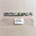 Emblem Tulisan SOLUNA Chrome Logo Sticker Stiker Toyota Soluna Original 75443-0A010