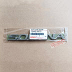 Emblem Tulisan SOLUNA Chrome Logo Sticker Stiker Toyota Soluna Original 75443-0A010