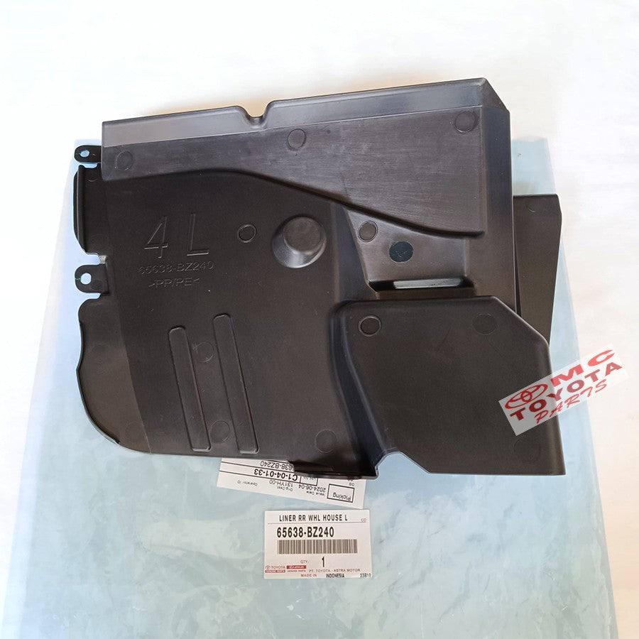 Liner Fender Spakbor Belakang Kanan Kiri Agya Ayla 65637-BZ240 65638-BZ240