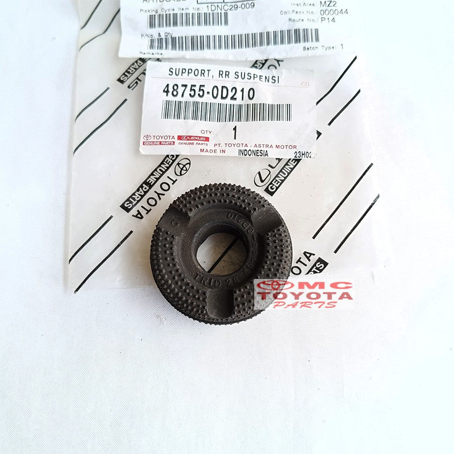 Karet Support Shock Breaker Breker Absorber Bush Belakang Atas Toyota Sienta Corolla Altis 48755-0D210