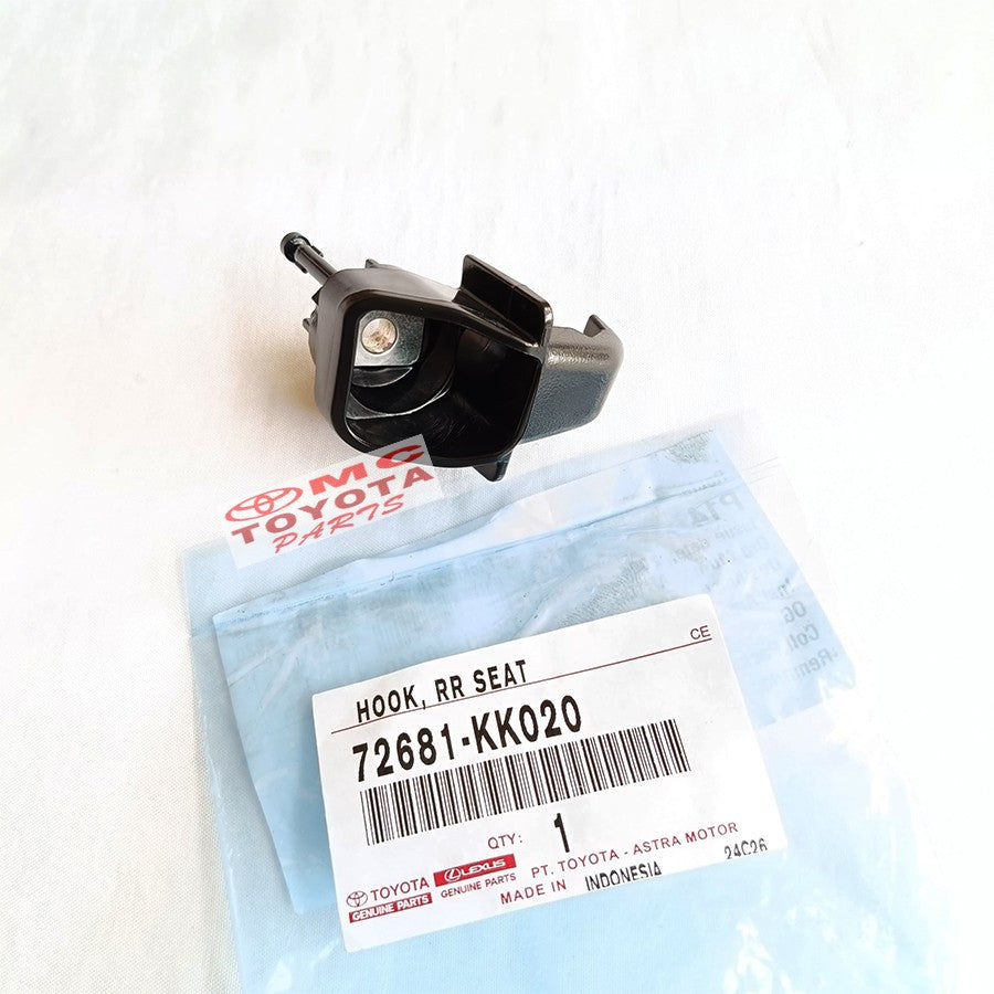 Hook Gantungan Pengunci Kaki Jok Seat Belakang Kanan Kiri Toyota Fortuner VRZ SRZ 72681-KK010 72681-KK020
