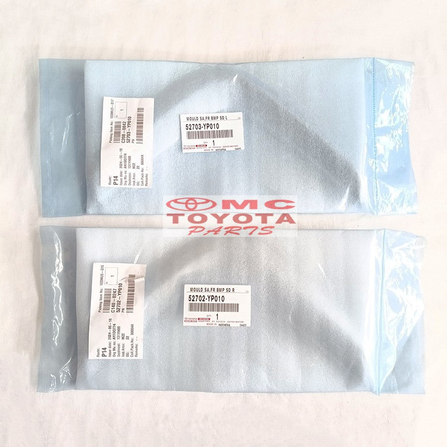 List Lis Moulding Molding Grill Chrome Bumper Bemper Side Depan Kanan Kiri Toyota Innova Reborn Venturer 52702-YP010 52703-YP010