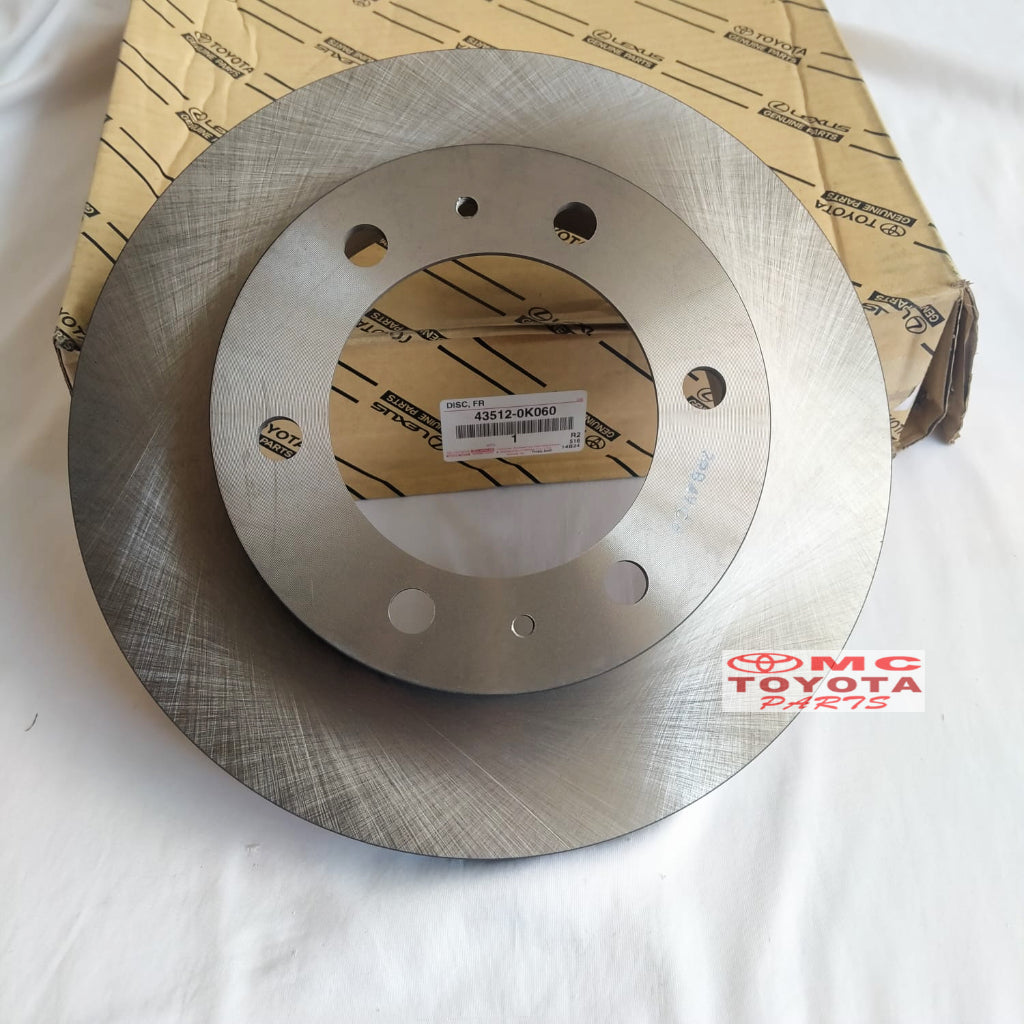 Disc Disk Brake Piringan Cakram Rem Depan Fortuner Hilux Original 43512-0K060