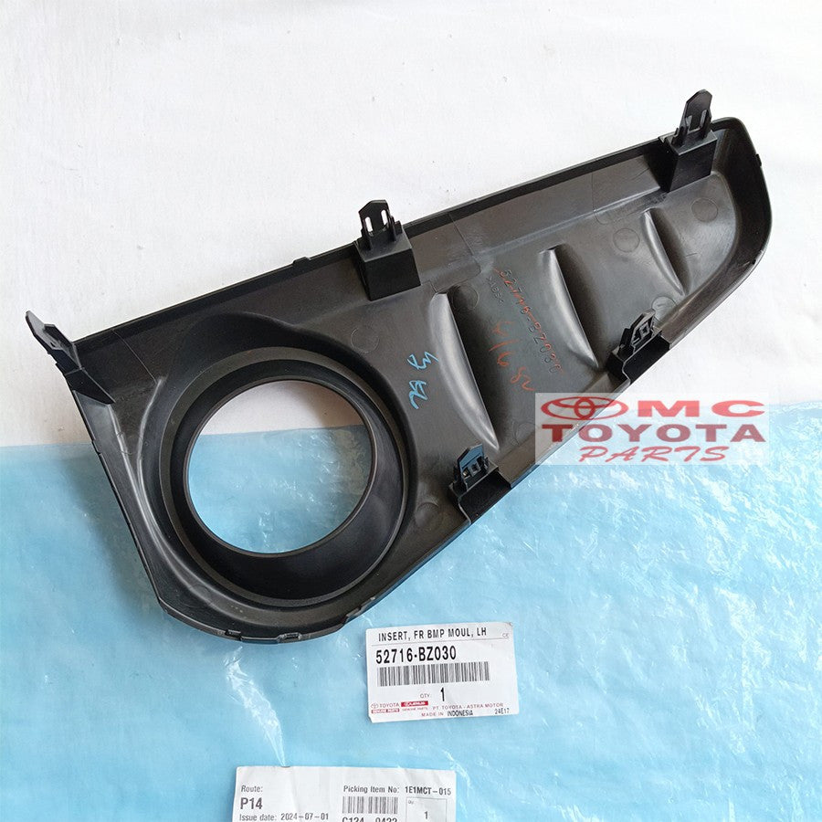 Garnish Cover Tutup Fog Lamp Lampu Moulding Bumper Bemper Ring Cover Foglamp Depan Kanan Kiri Grand New Avanza Veloz Original 52715-BZ030 52716-BZ030