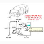 Karet Tutup Bohlam Lampu Depan Original Avanza Xenia Old 81139-BZ010