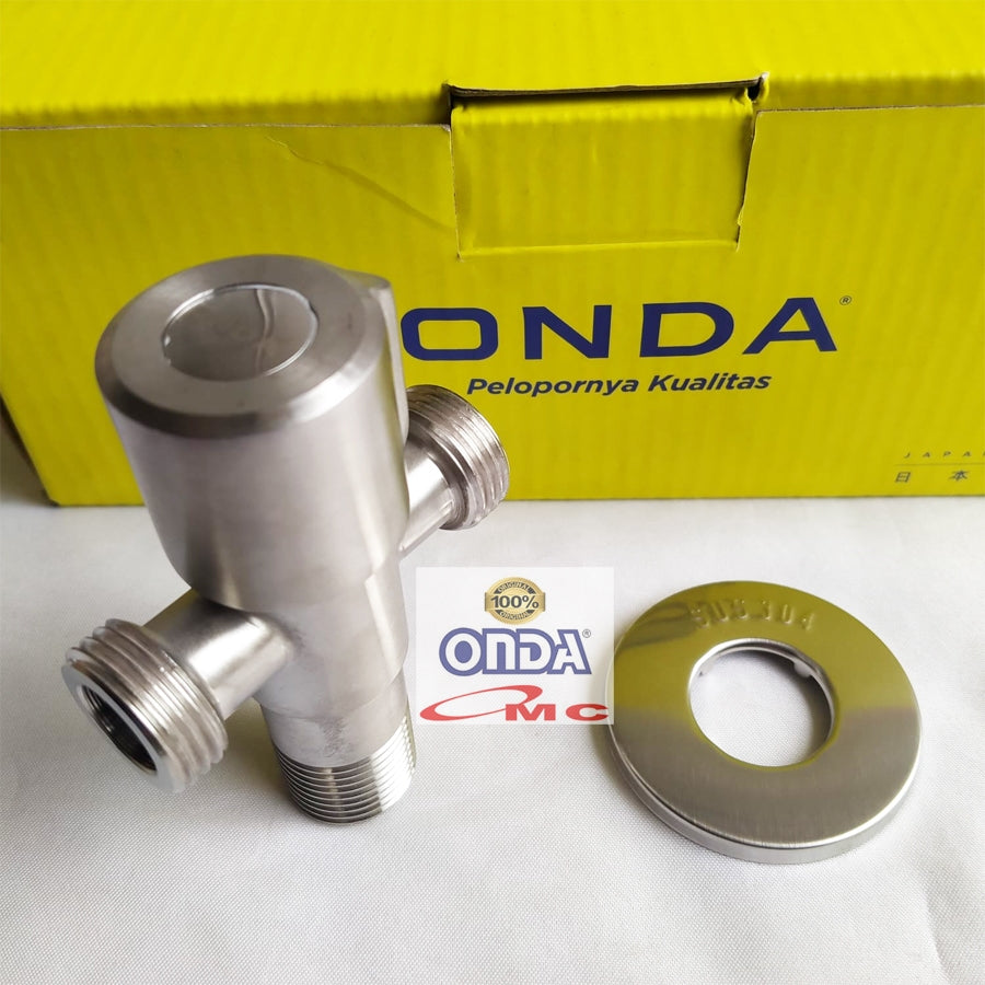 Stop Kran Keran Air Cabang T Shower WC 1/2 Inch JF FLOW ONDA