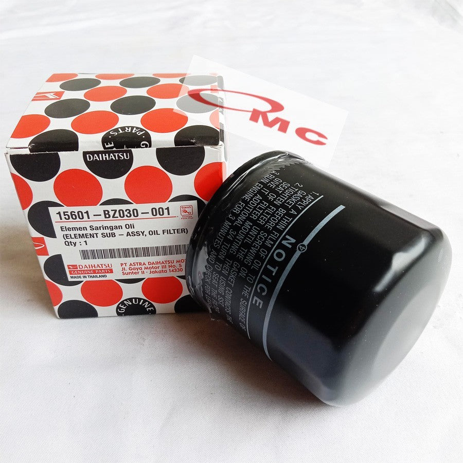 Filter Oli Agya Ayla Sigra Calya Raize Rocky All New Rush & Terios Ori Daihatsu 15601-BZ030-001