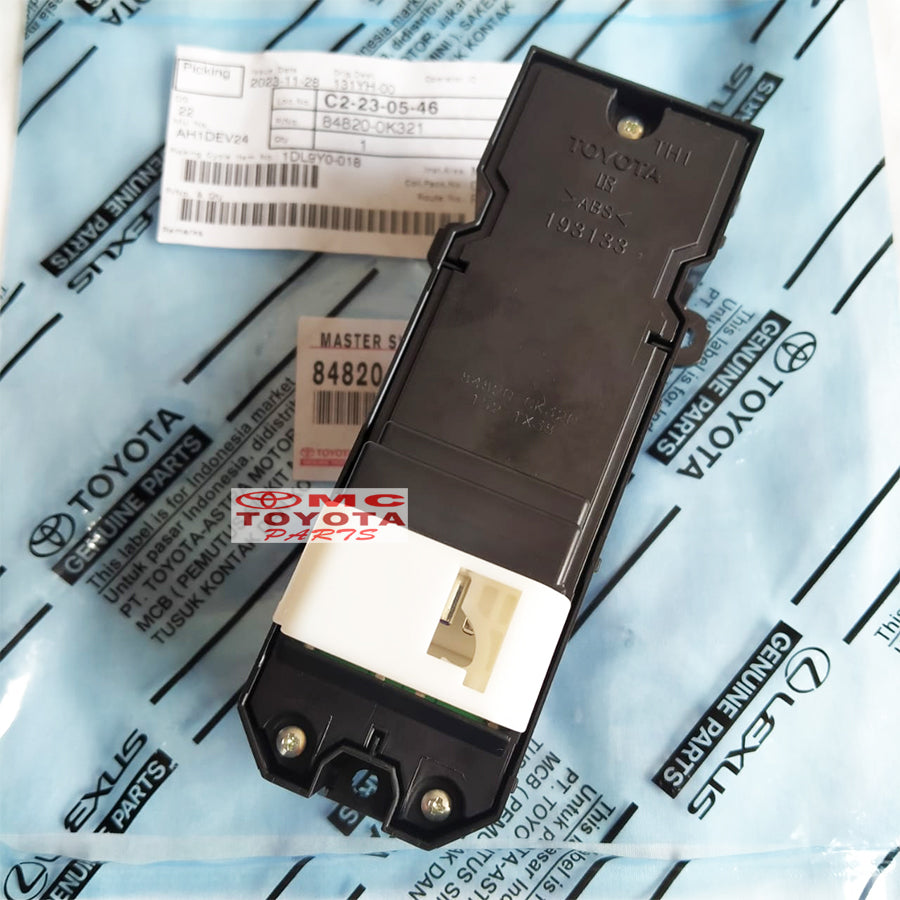 Saklar Switch Master Power Window Innova Reborn Fortuner VRZ 84820-0K321