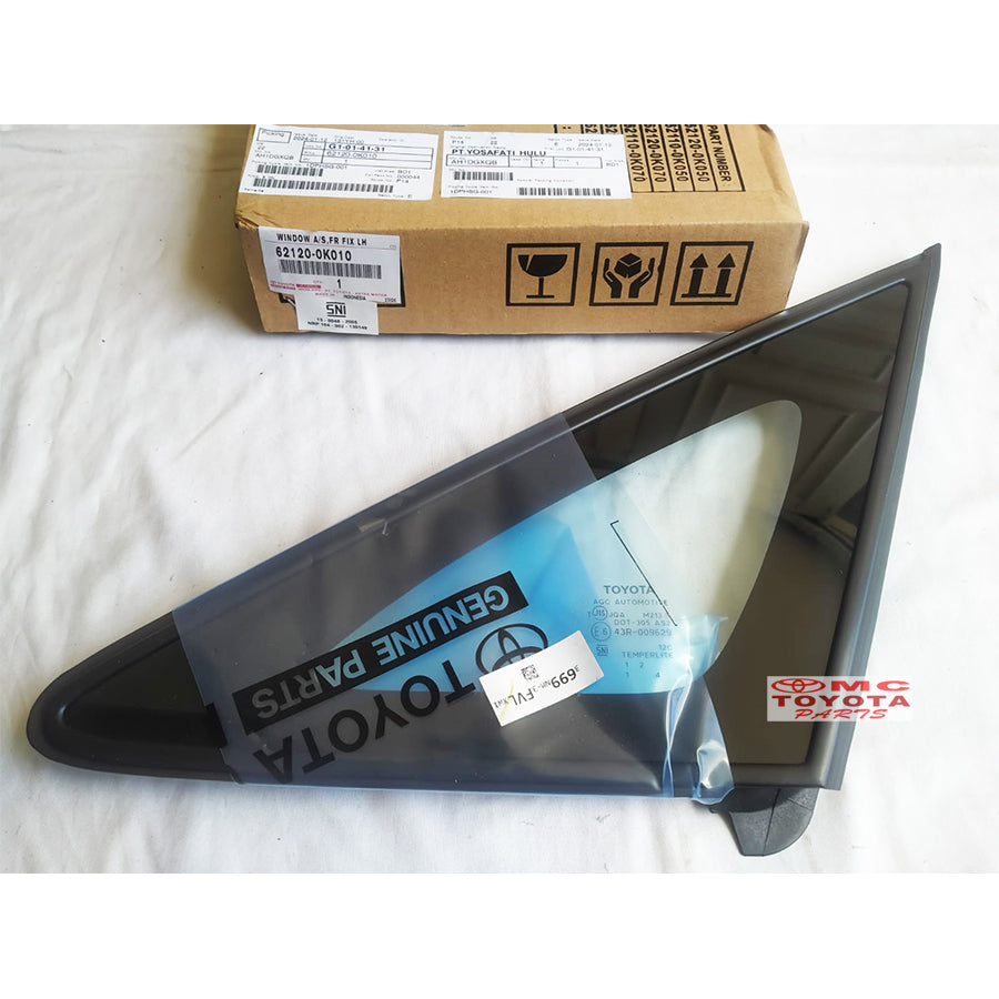 Kaca Segitiga Depan Kiri Original Toyota Kijang Innova 62120-0K010
