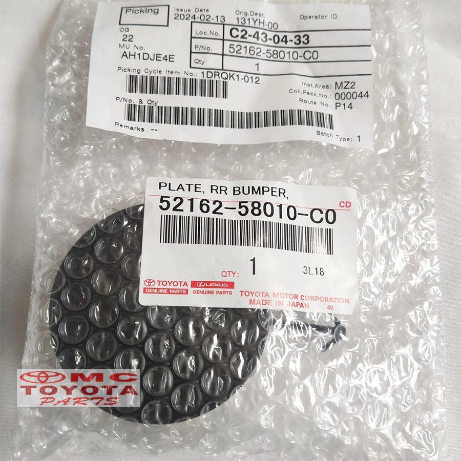 Tutup Cover Derek Bumper Belakang New Alphard Vellfire 52162-58010-C0