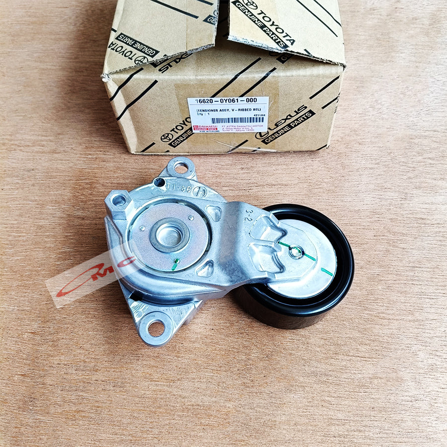 Tensioner Assy Fan Belt Van Belt V Belt Ayla Agya Sigra Calya Sienta All New Vios Limo Yaris 16620-0Y061-000