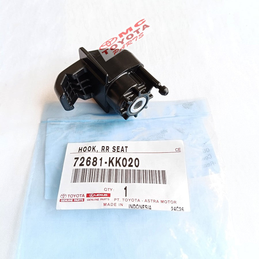 Hook Gantungan Pengunci Kaki Jok Seat Belakang Kanan Kiri Toyota Fortuner VRZ SRZ 72681-KK010 72681-KK020