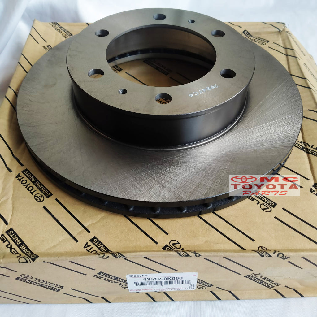 Disc Disk Brake Piringan Cakram Rem Depan Fortuner Hilux Original 43512-0K060