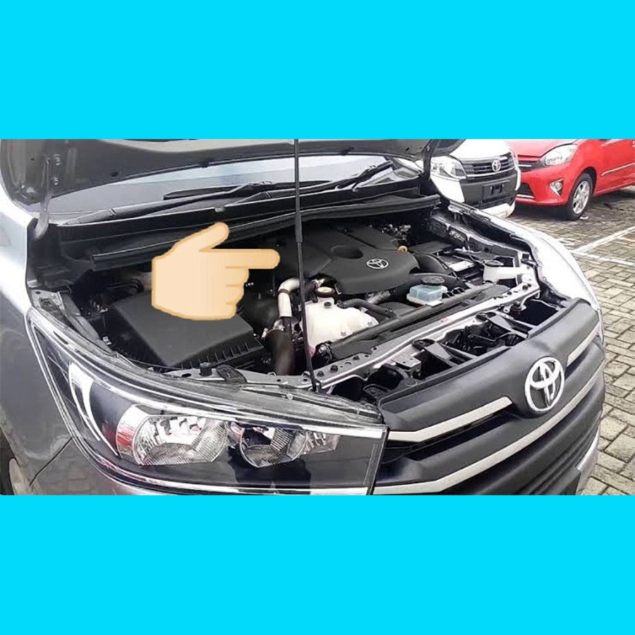 Cover Tutup Mesin Atas Cover Engine Tutup Kap Atas Toyota Innova Reborn Diesel 2015-2021 Original 12601-0E020