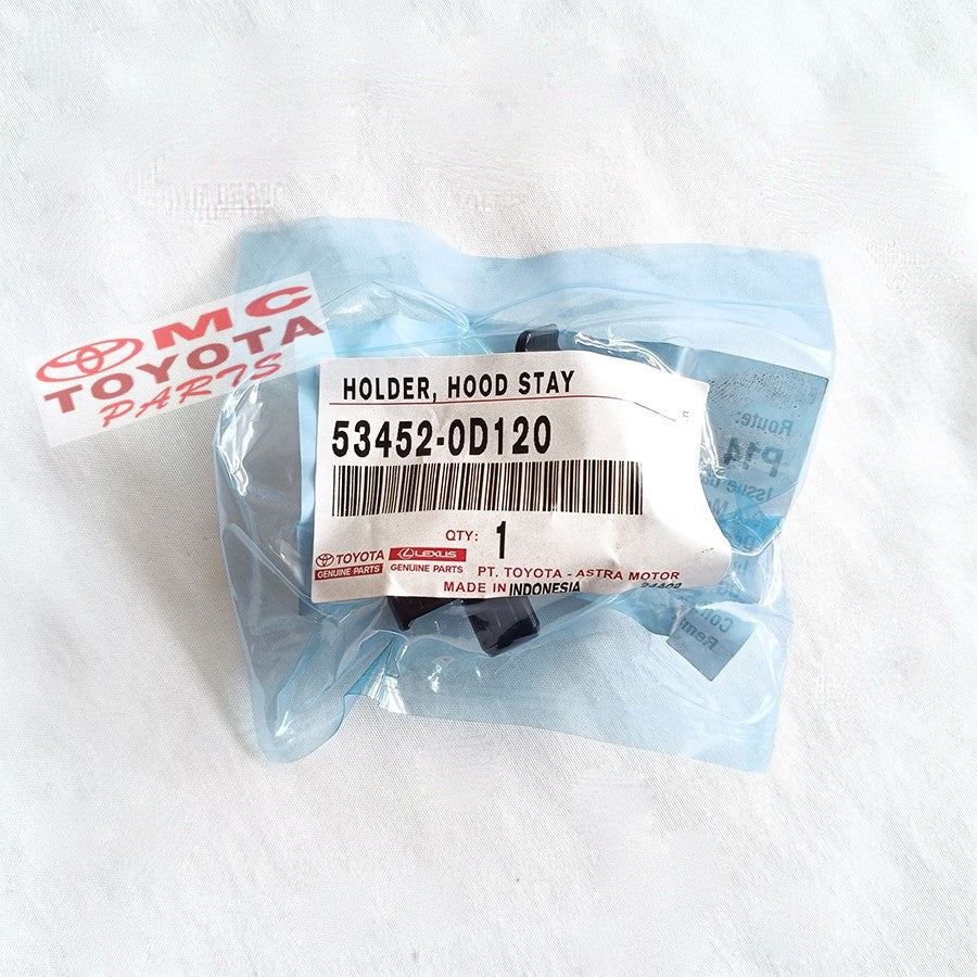 Kancing Klip Holder Tiang Kap Mesin Clip Hood Clamp Stang Kap Mesin Toyota Vios Yaris All New Gen 3 Original 53452-0D120
