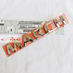 Emblem Logo Pintu Belakang Bagasi Nissan March K13 90892-1HH0A