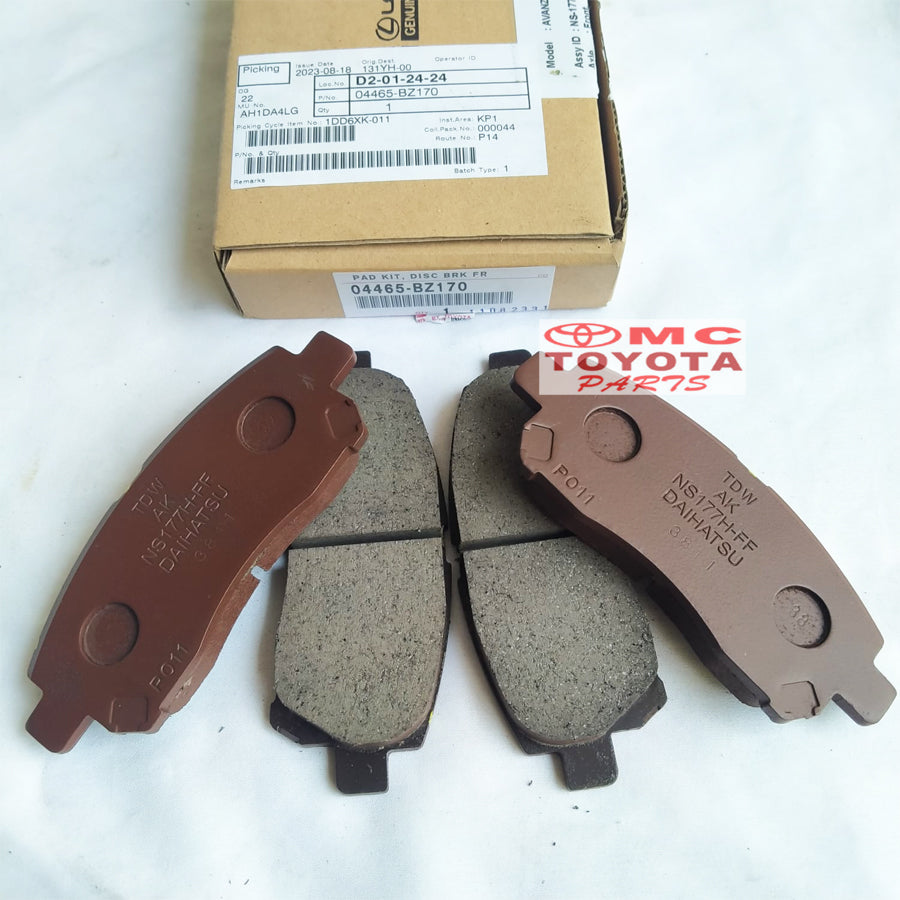 Brake Pad  Kampas Rem Depan Avanza Xenia Rush Terios Taruna APV 04465-BZ170