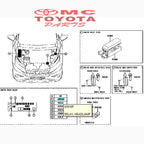 Relay Headlamp AH156700-3470 Kaki 4 12V Avanza Agya Rush 9004A-98011