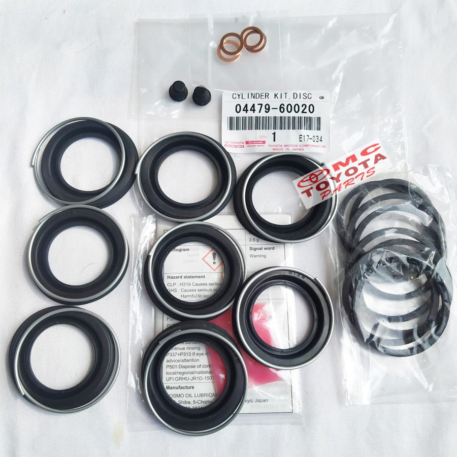 Kaliper Cylinder Kit Karet Rem Depan Land Cruiser VX80 04479-60020