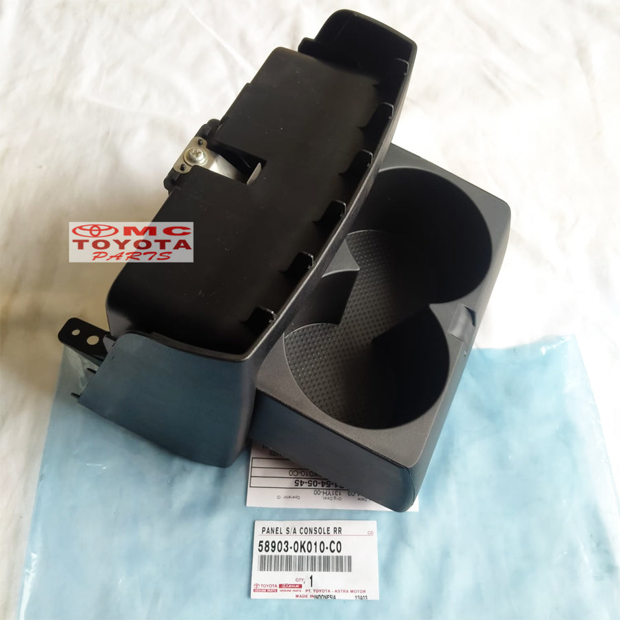 Panel Console Belakang Tempat Minuman Fortuner Hilux 58903-0K010-C0