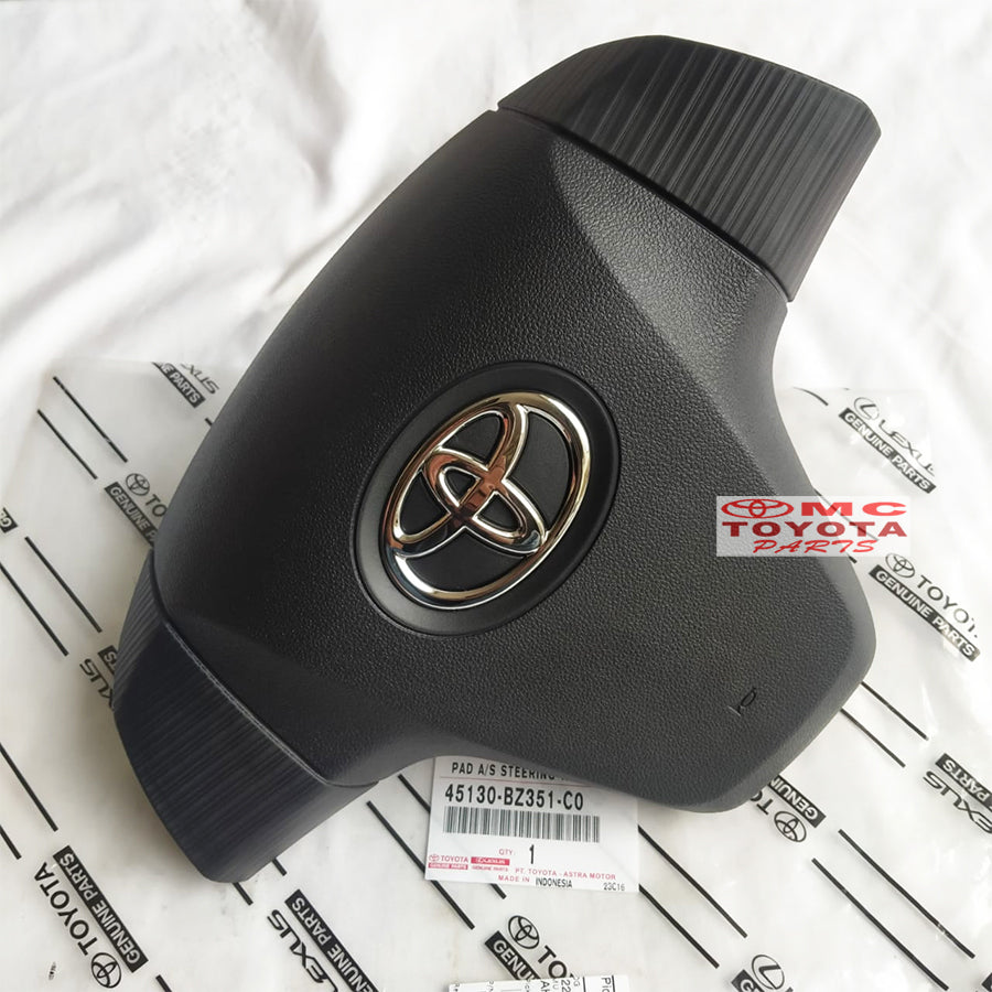 Cover Klakson Pad Tutup Stir Steer All New Avanza Non Airbag Original 45130-BZ351-C0