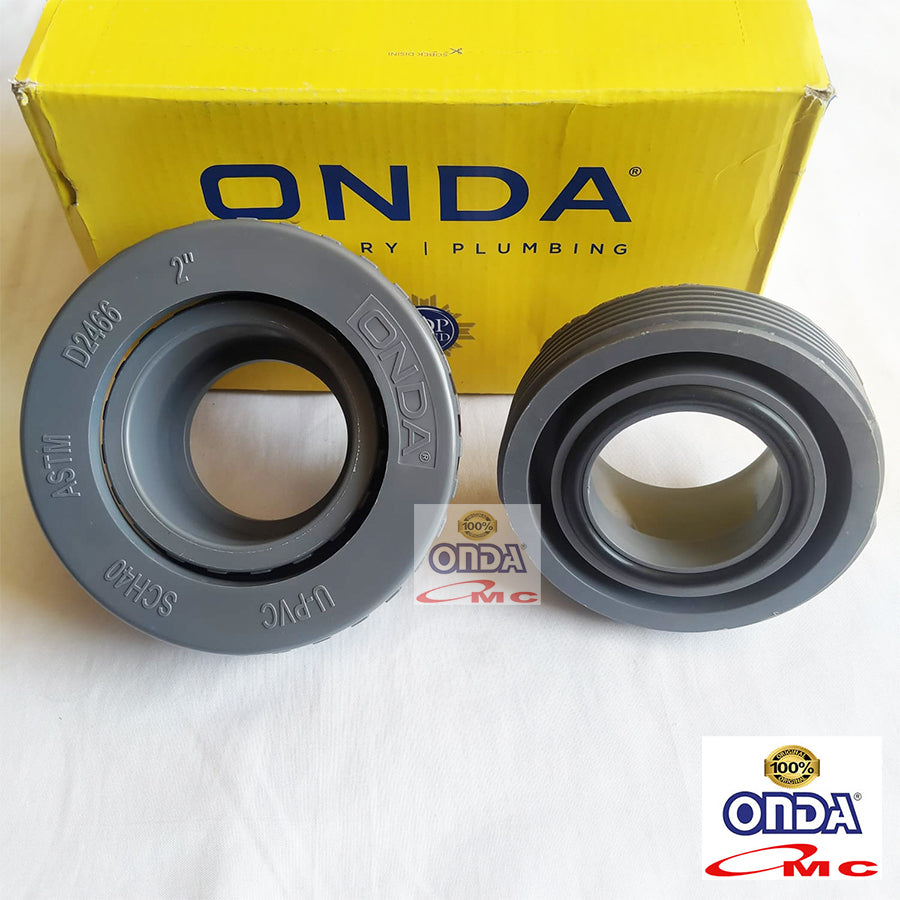 Water Mur Moor Polos Union Socket AW 2 inch PVC Paralon Pralon ONDA