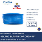 Selang Air Dof ONDA Elastis 5/8 inch Taman Cuci Mobil Hose 1 Roll 50 M